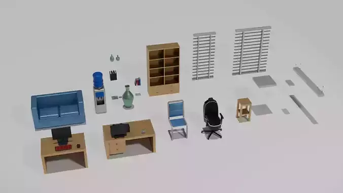 Office Interior Props