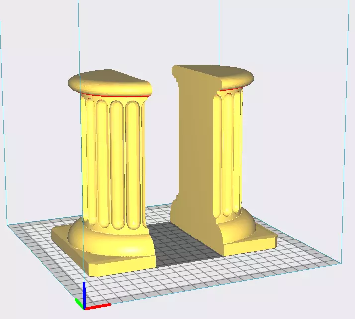 Greek Bookend 3D print model_4