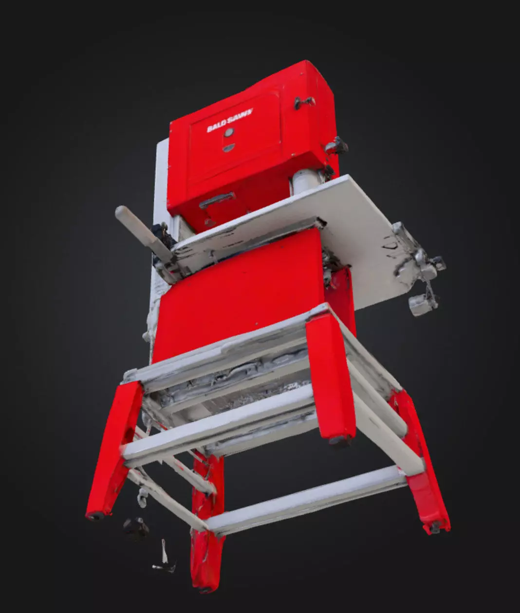 Einhell Wood Band Saw High-Quality 3D Printable Model Low-poly 3D model_3