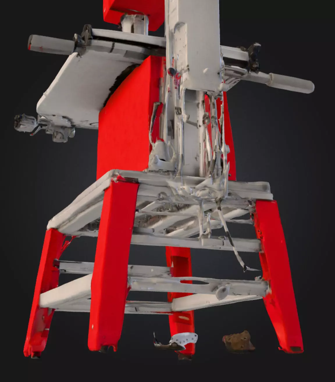 Einhell Wood Band Saw High-Quality 3D Printable Model Low-poly 3D model_7
