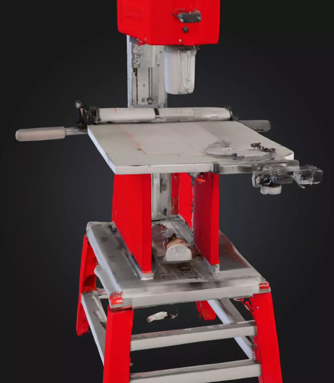 Einhell Wood Band Saw High-Quality 3D Printable Model Low-poly 3D model_5