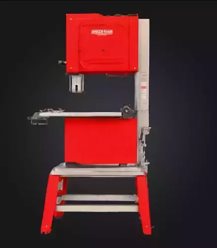 Einhell Wood Band Saw High-Quality 3D Printable Model Low-poly 3D model