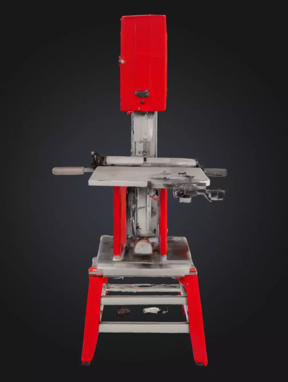 Einhell Wood Band Saw High-Quality 3D Printable Model Low-poly 3D model_2