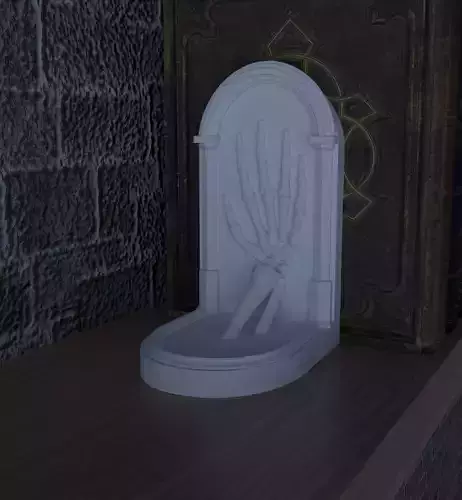 Skeleton hand bookend