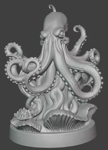 Kraken 3D Model Legendary Sea Monster 3D print model