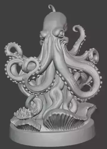 Kraken 3D Model Legendary Sea Monster