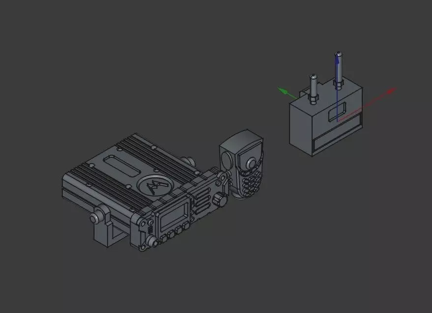 Motorola APX1500 Tsukorok 3D print model