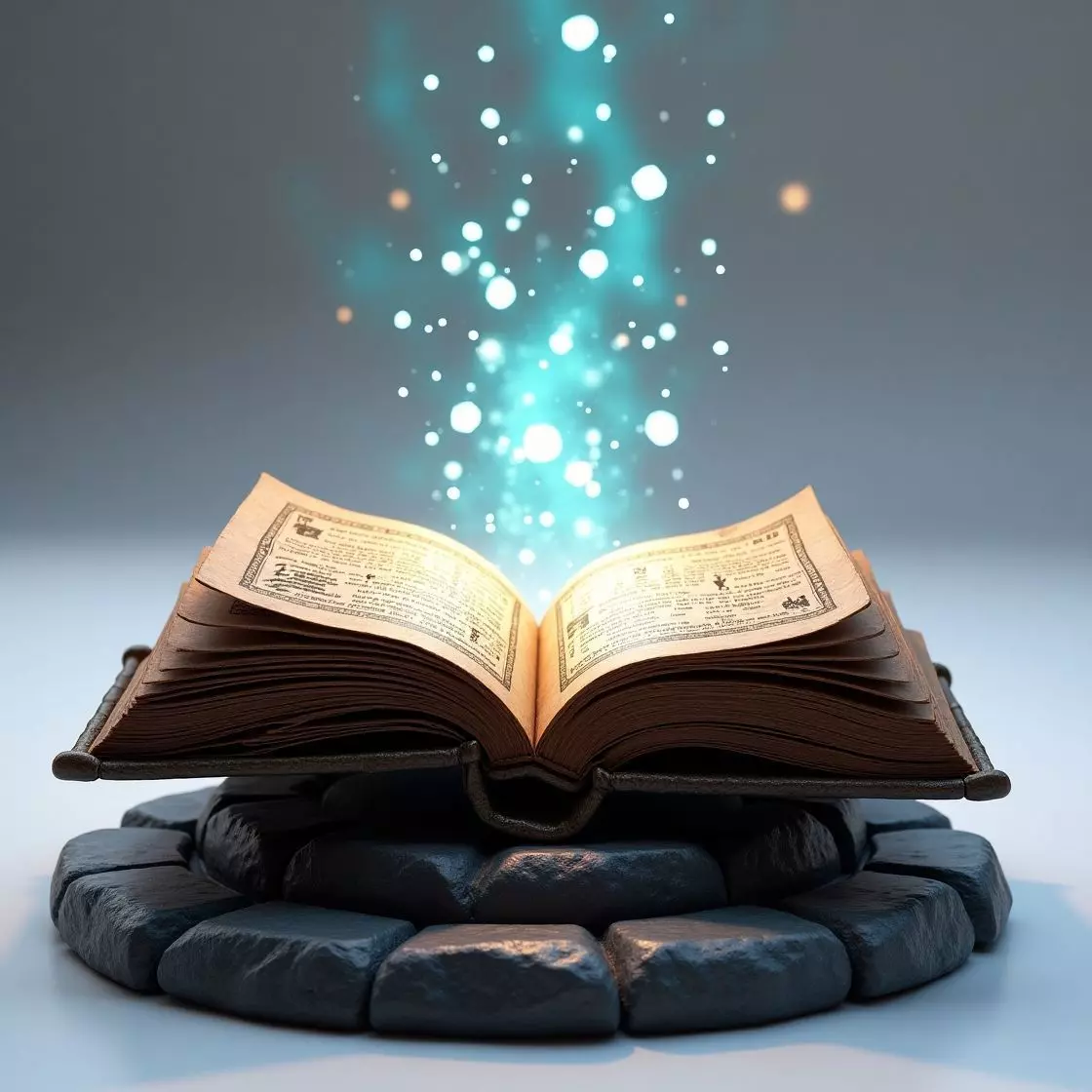 Magical Spellbook 3D Model Low-poly 3D model_0