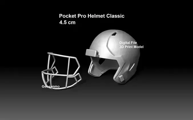 Pocket Pro Helmet Classic 3D print model