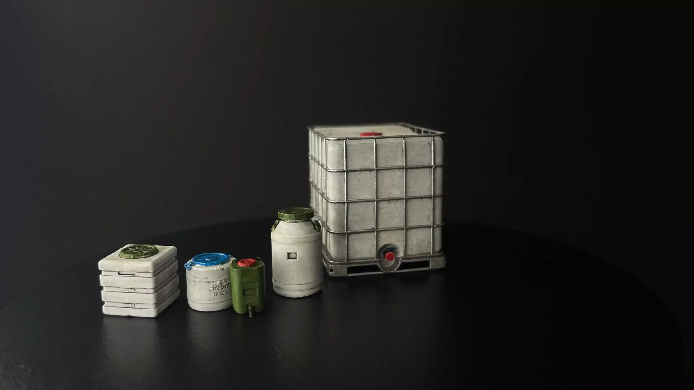 Water cans 3D print model_2