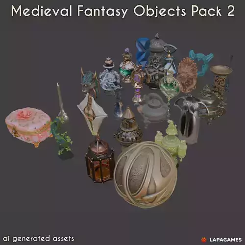 Medieval Fantasy Objects Pack 2