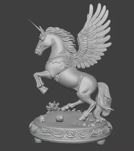 Pegasus 3D Model Mythical Winged Horse 3D print model_0