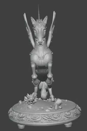 Pegasus 3D Model Mythical Winged Horse 3D print model_2