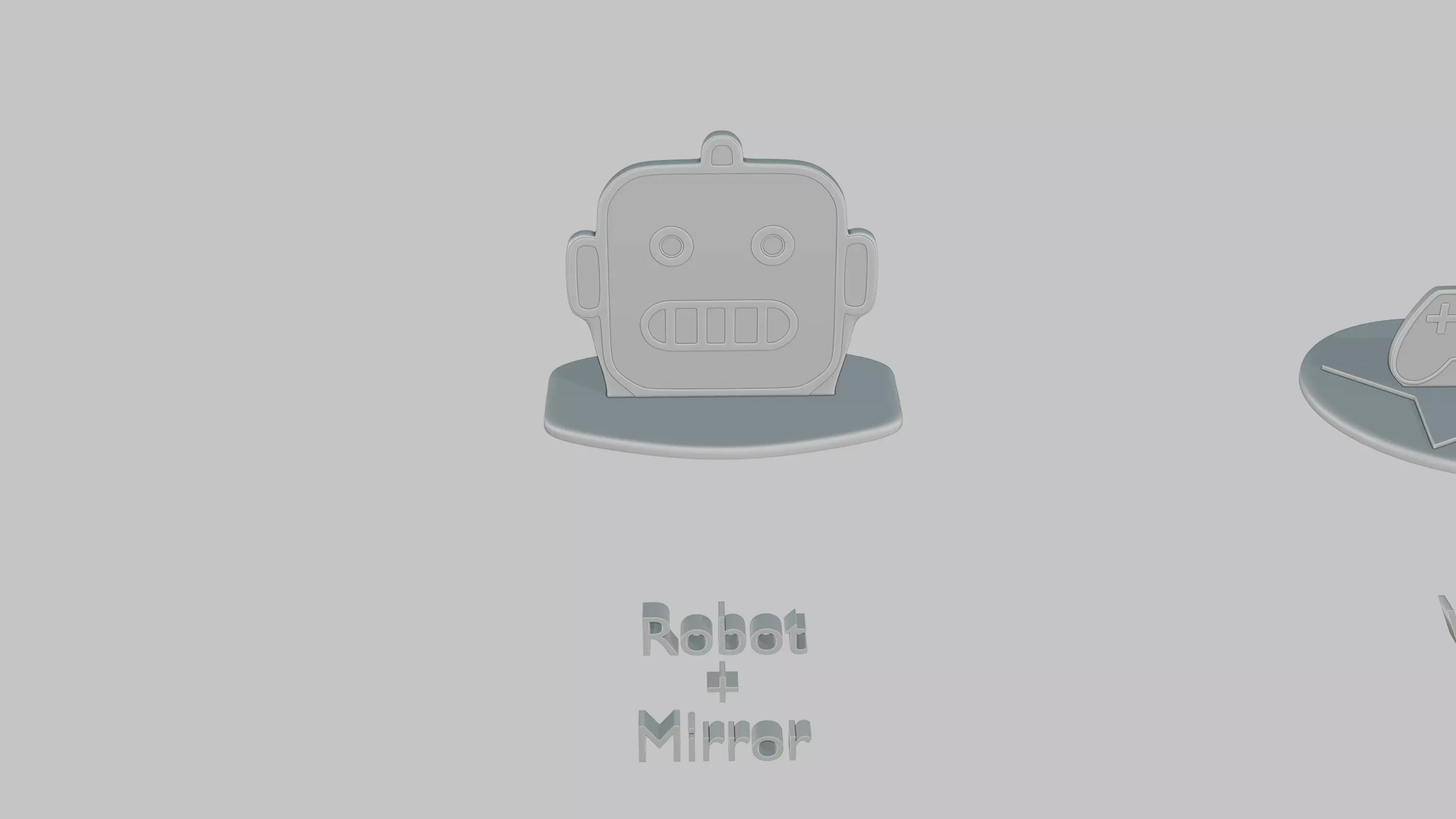 Digital World Mini Pack Emoji Statues 3D print model_1