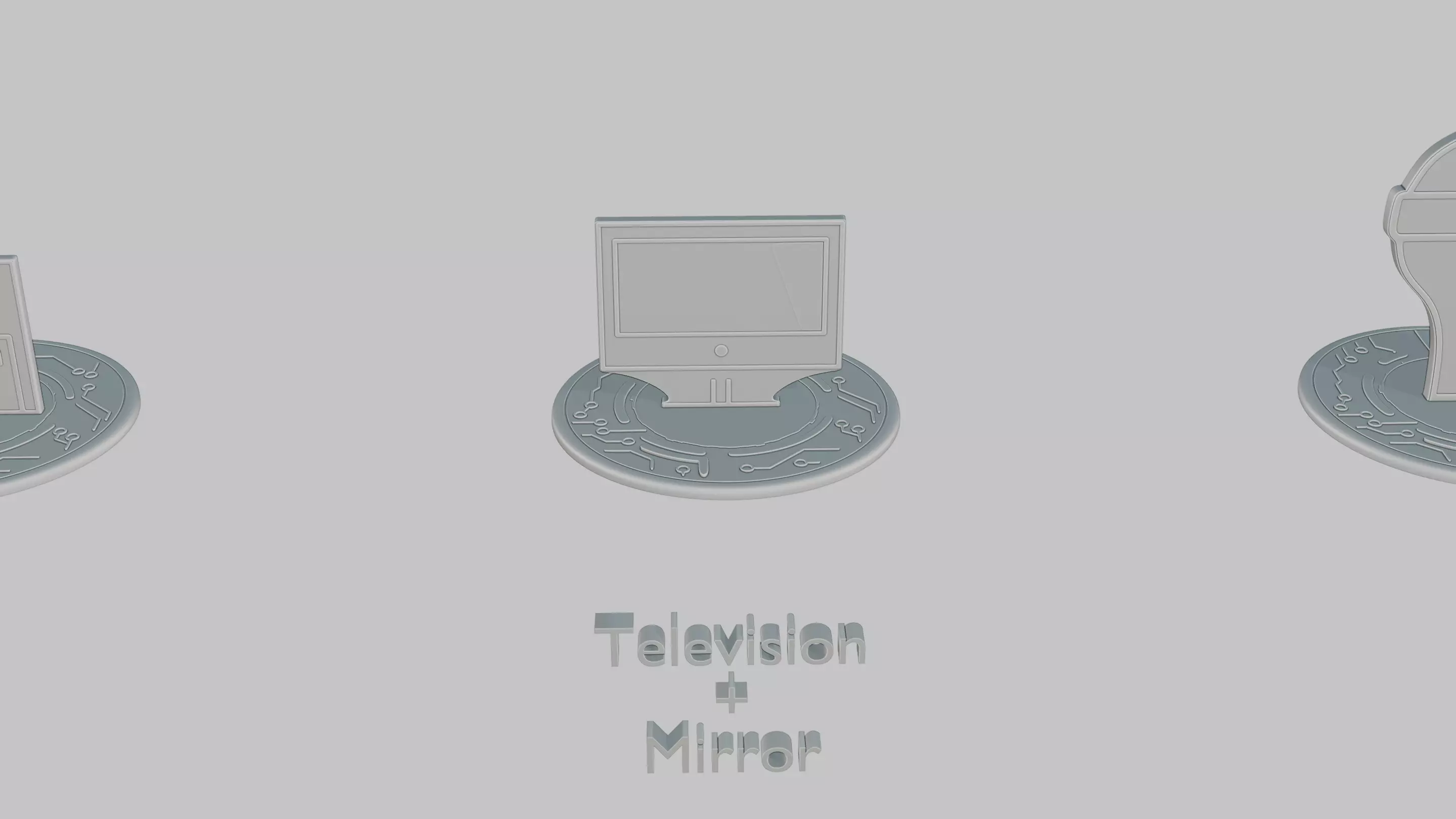 Digital World Mini Pack Emoji Statues 3D print model_5