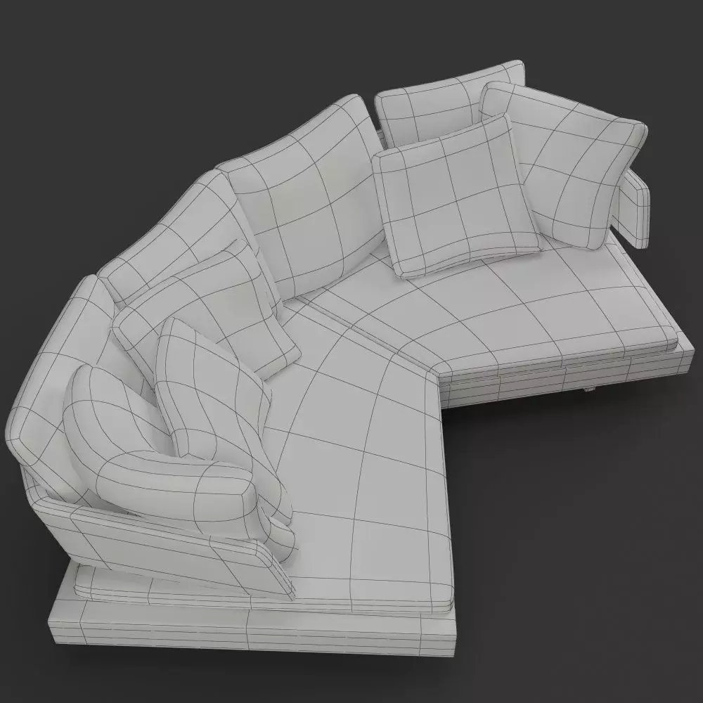 Corner Sofa Arne - Basic Model 3D model_5