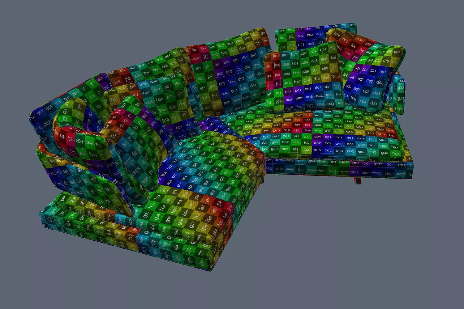 Corner Sofa Arne - Basic Model 3D model_11