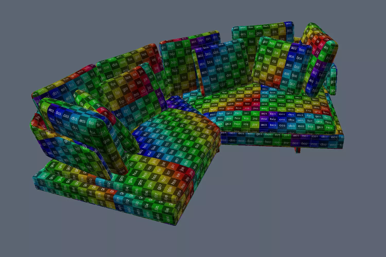 Corner Sofa Arne - Basic Model 3D model_10