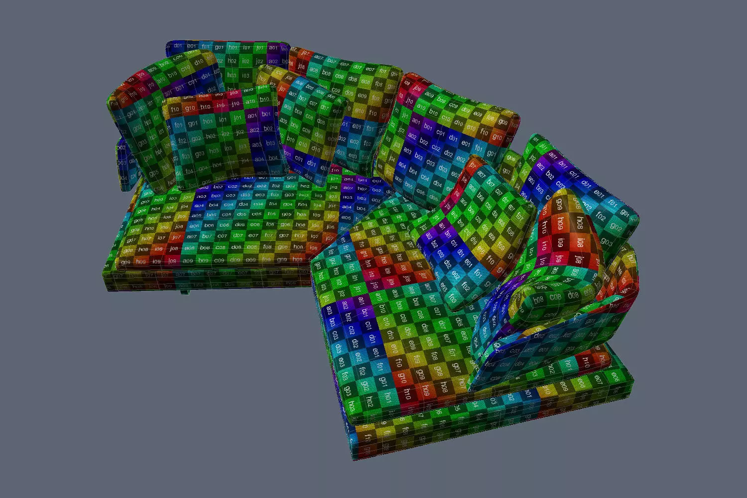 Corner Sofa Arne - Basic Model 3D model_13