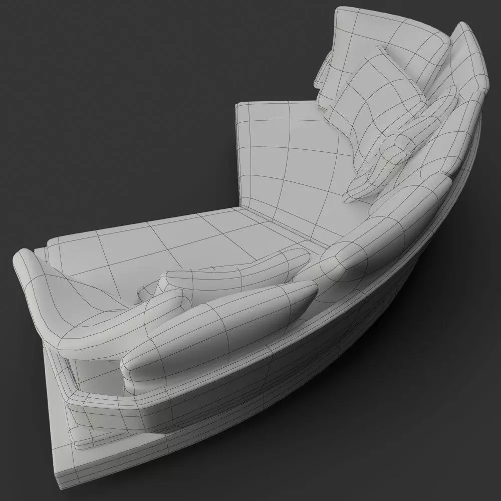 Corner Sofa Arne - Basic Model 3D model_7