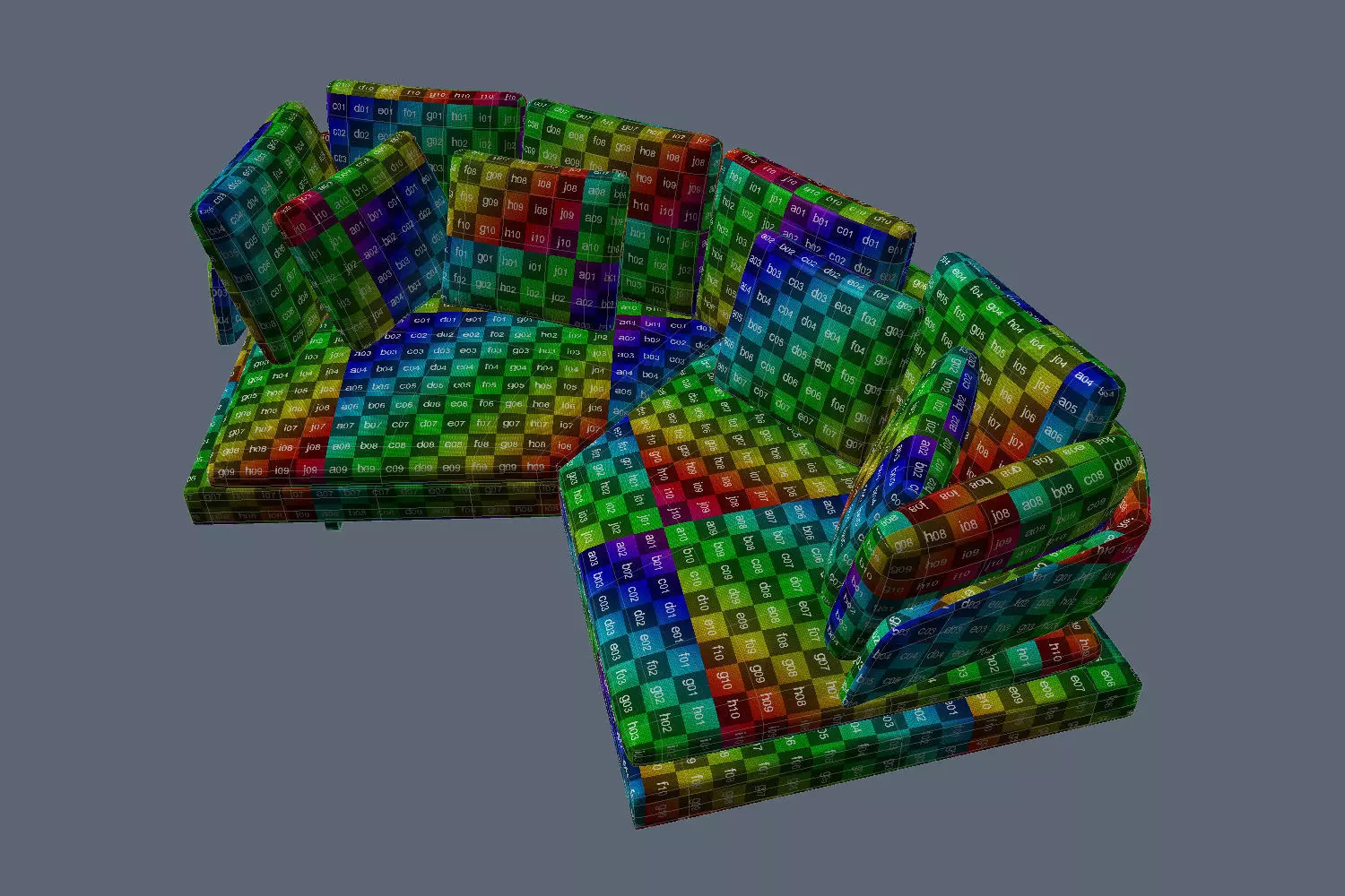 Corner Sofa Arne - Basic Model 3D model_12