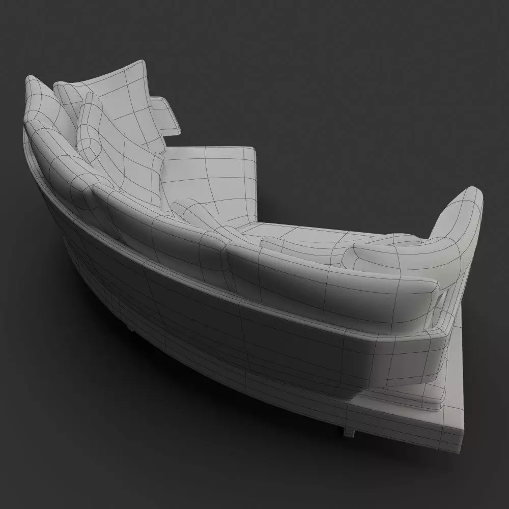 Corner Sofa Arne - Basic Model 3D model_9