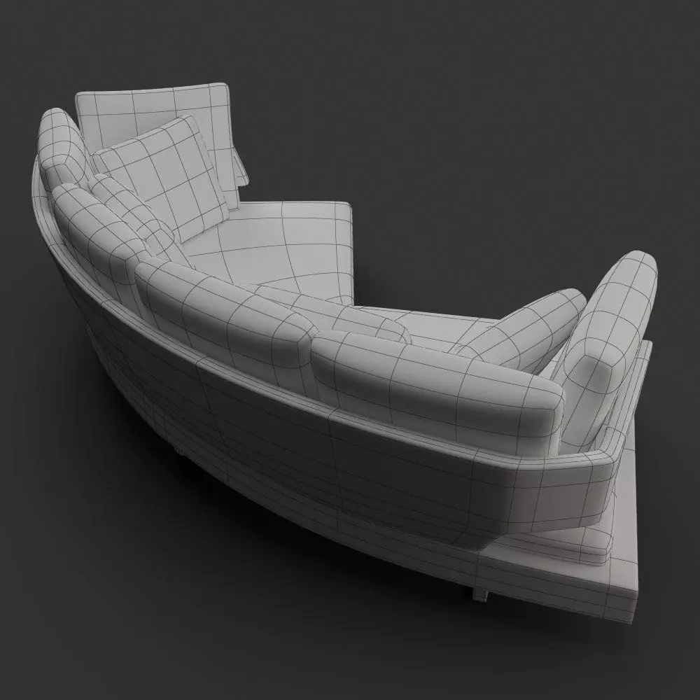 Corner Sofa Arne - Basic Model 3D model_8