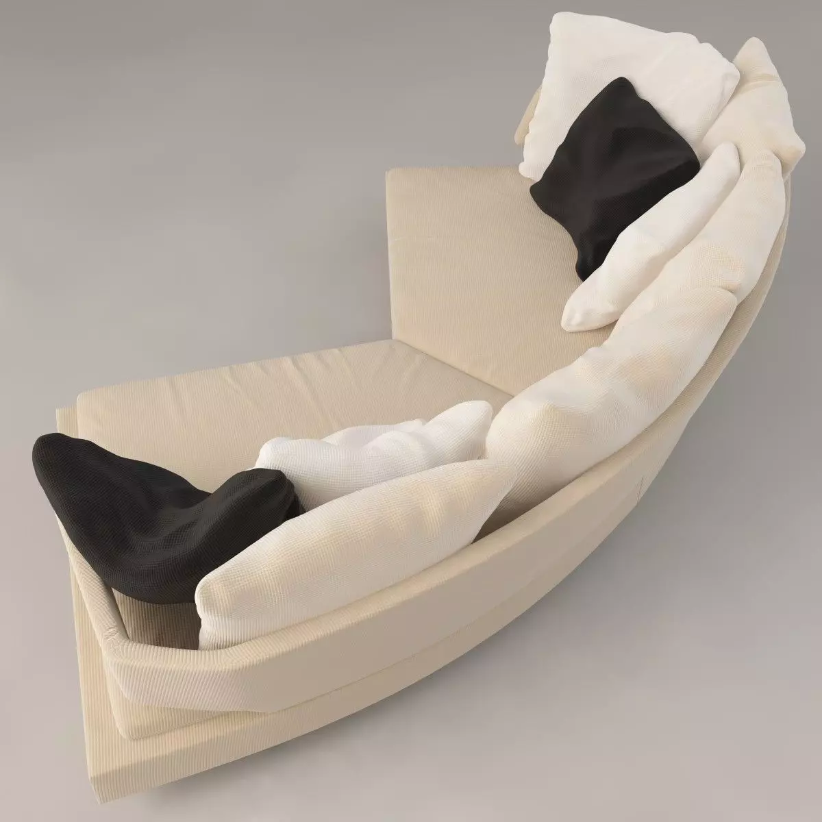 Corner Sofa Arne with Crumpled Pillows 3D model_5