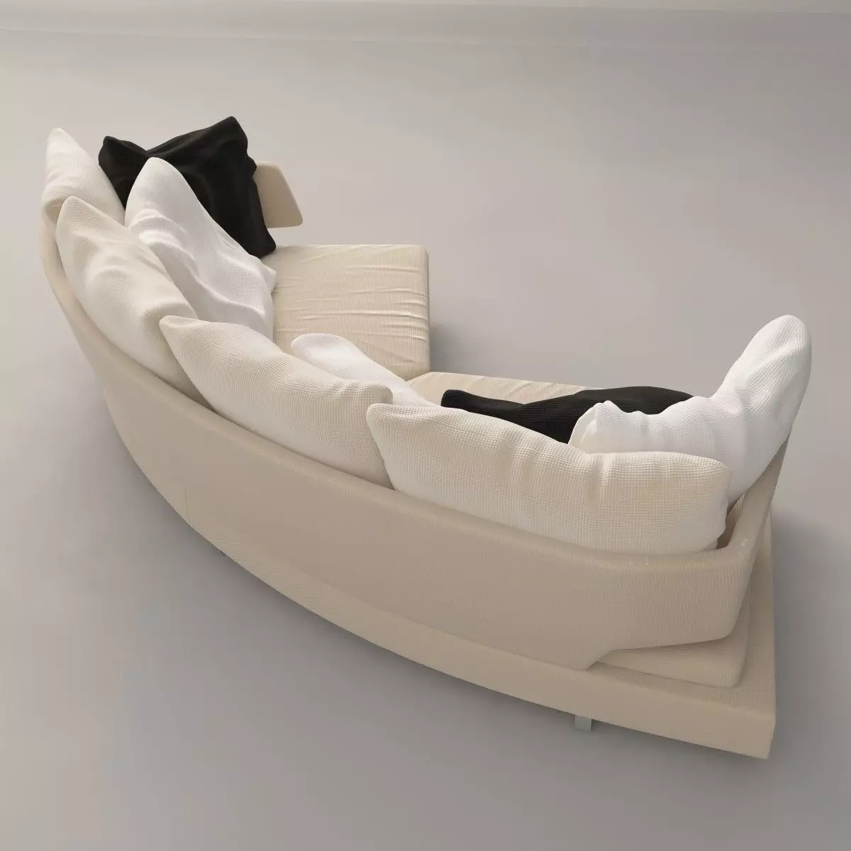 Corner Sofa Arne with Crumpled Pillows 3D model_7