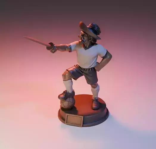 Mascote do Corinthians Mosqueteiro Vitoria 3D print model