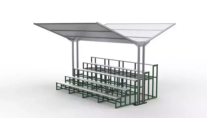 Grandstand seating 3D model