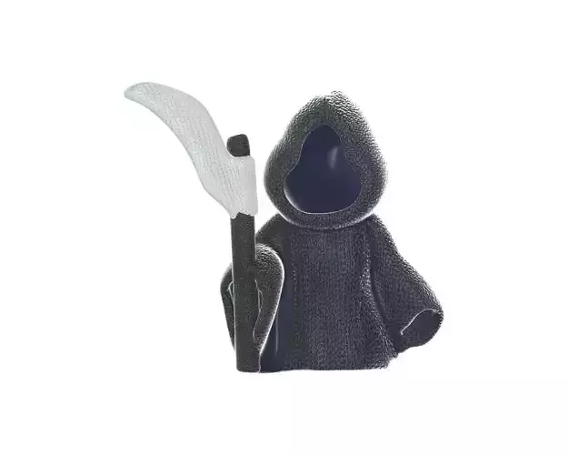 Cute Grim Reaper Figurine Halloween Miniature Decor 3D print model