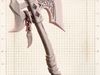 Viking Axe Low-poly 3D model_1