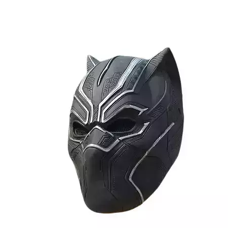 black panther mask 3D print model