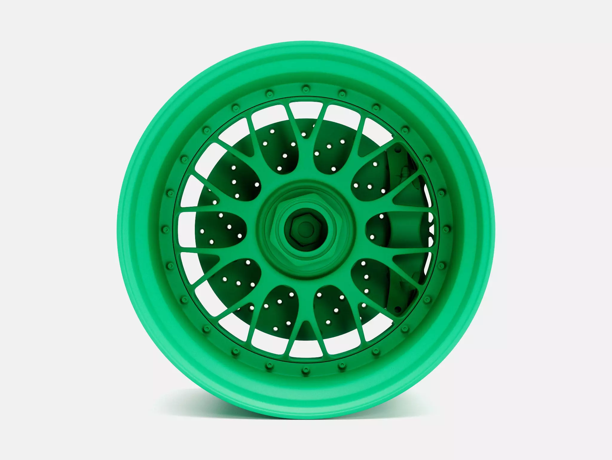 18x13 BBS E87 Wheel and Brake 3D print model_3