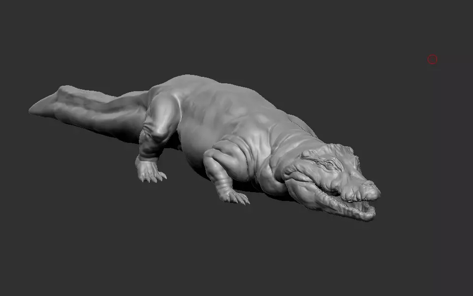 Crocodile 3D Print 3D print model_2