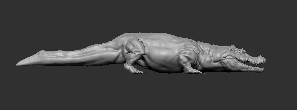 Crocodile 3D Print 3D print model_4