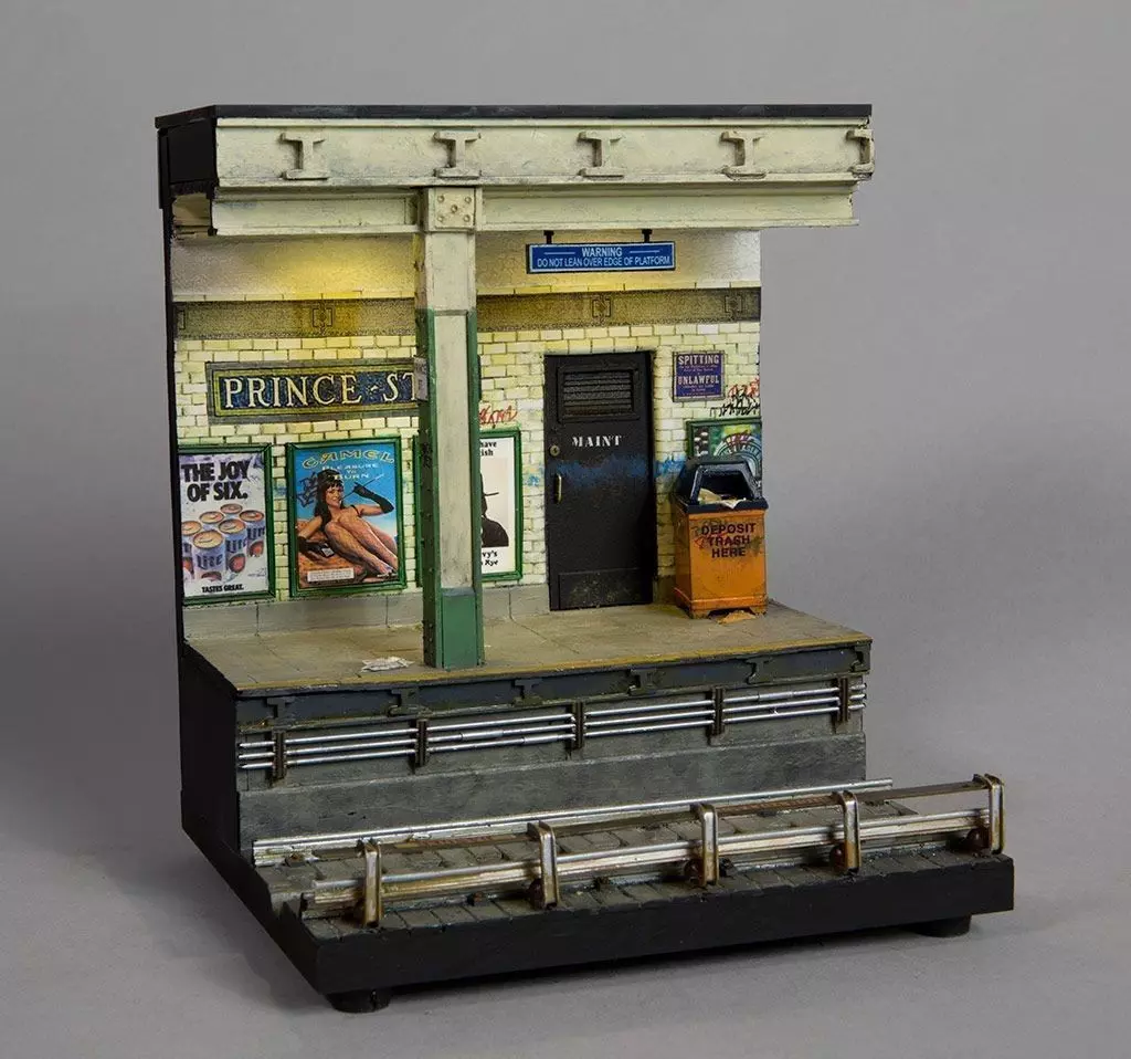 subway miniature DIORAMA 3D print model_0