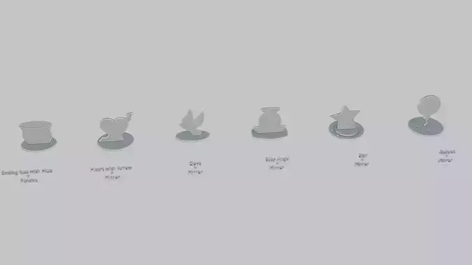 Ethereal Angels Mini Pack Emoji Statues