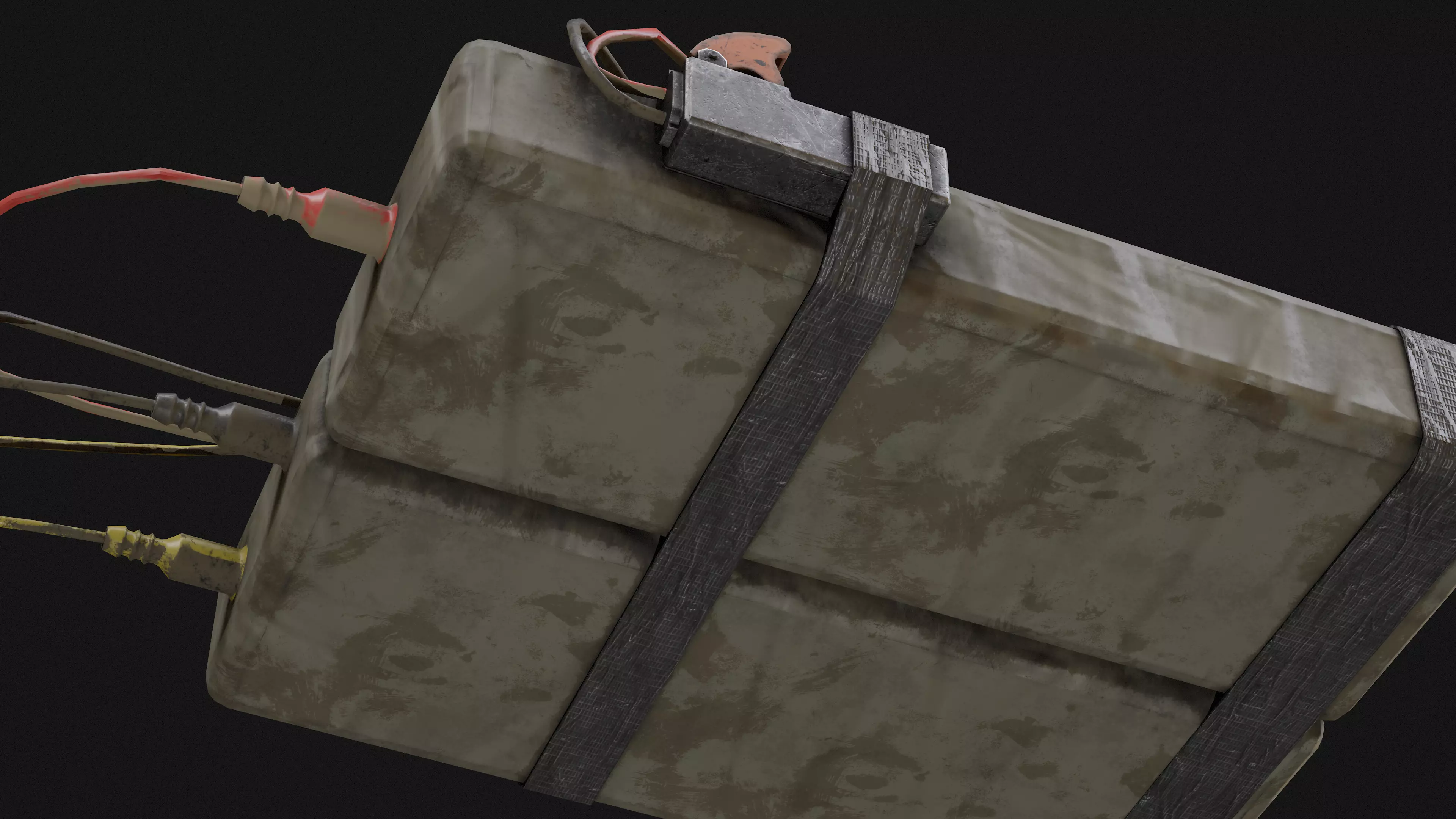 C4 Bomb Game Ready Model Low-poly 3D model_4