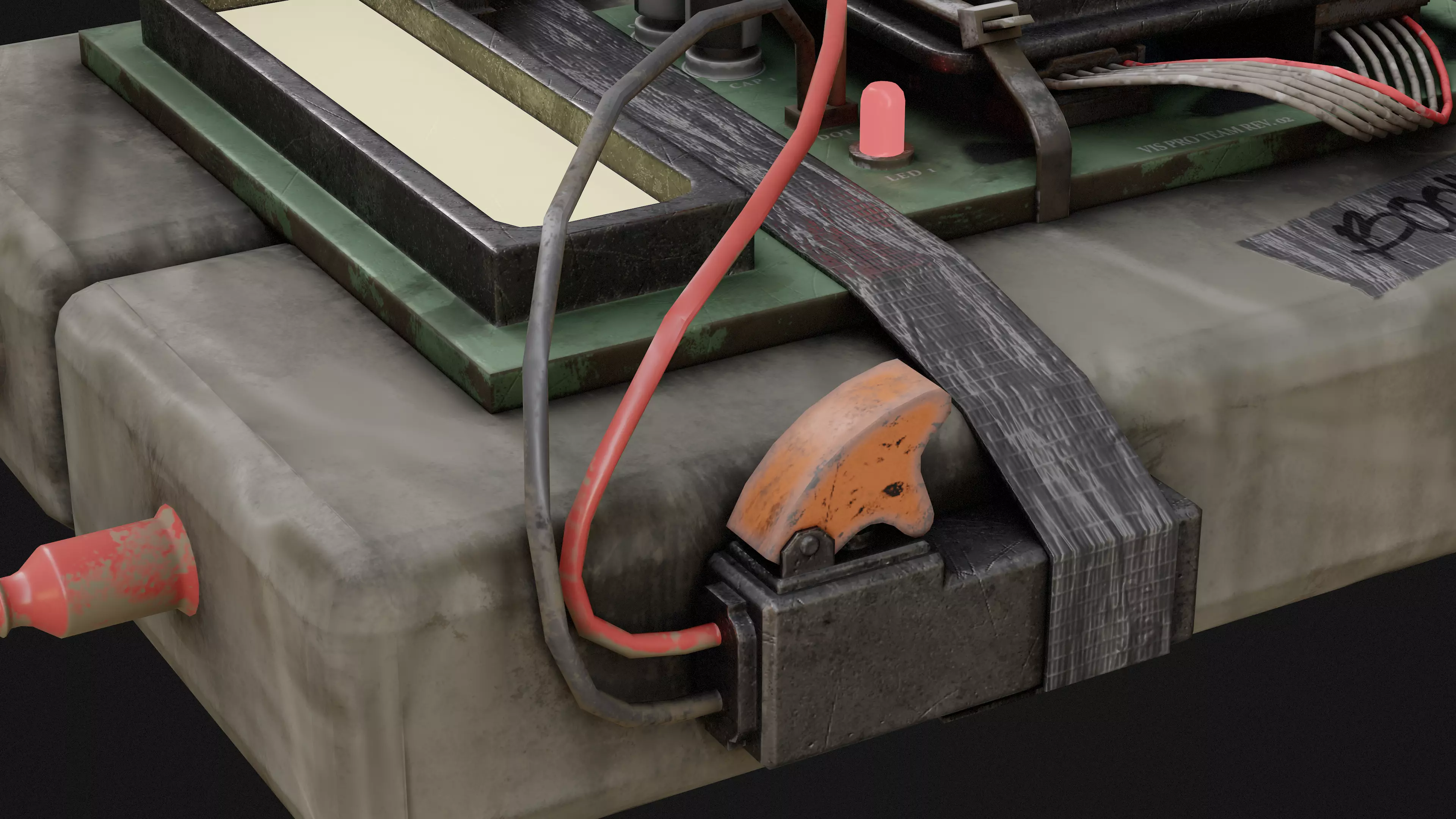 C4 Bomb Game Ready Model Low-poly 3D model_3