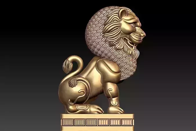 Nail lion new pendent 2