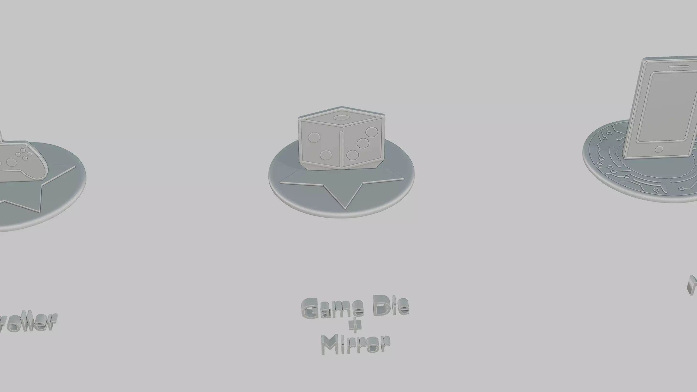 Gamer Life Mini Pack Emoji Statues 3D print model_2