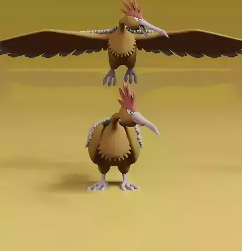Fearow Pokemon Fanart 2 poses