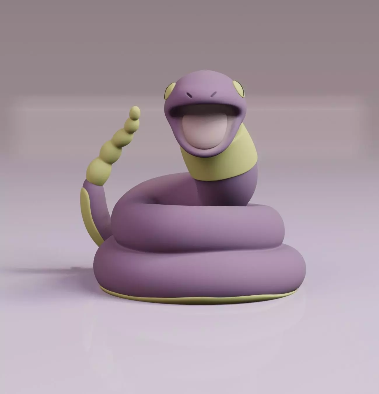 Ekans Pokemon Fanart 3D print model