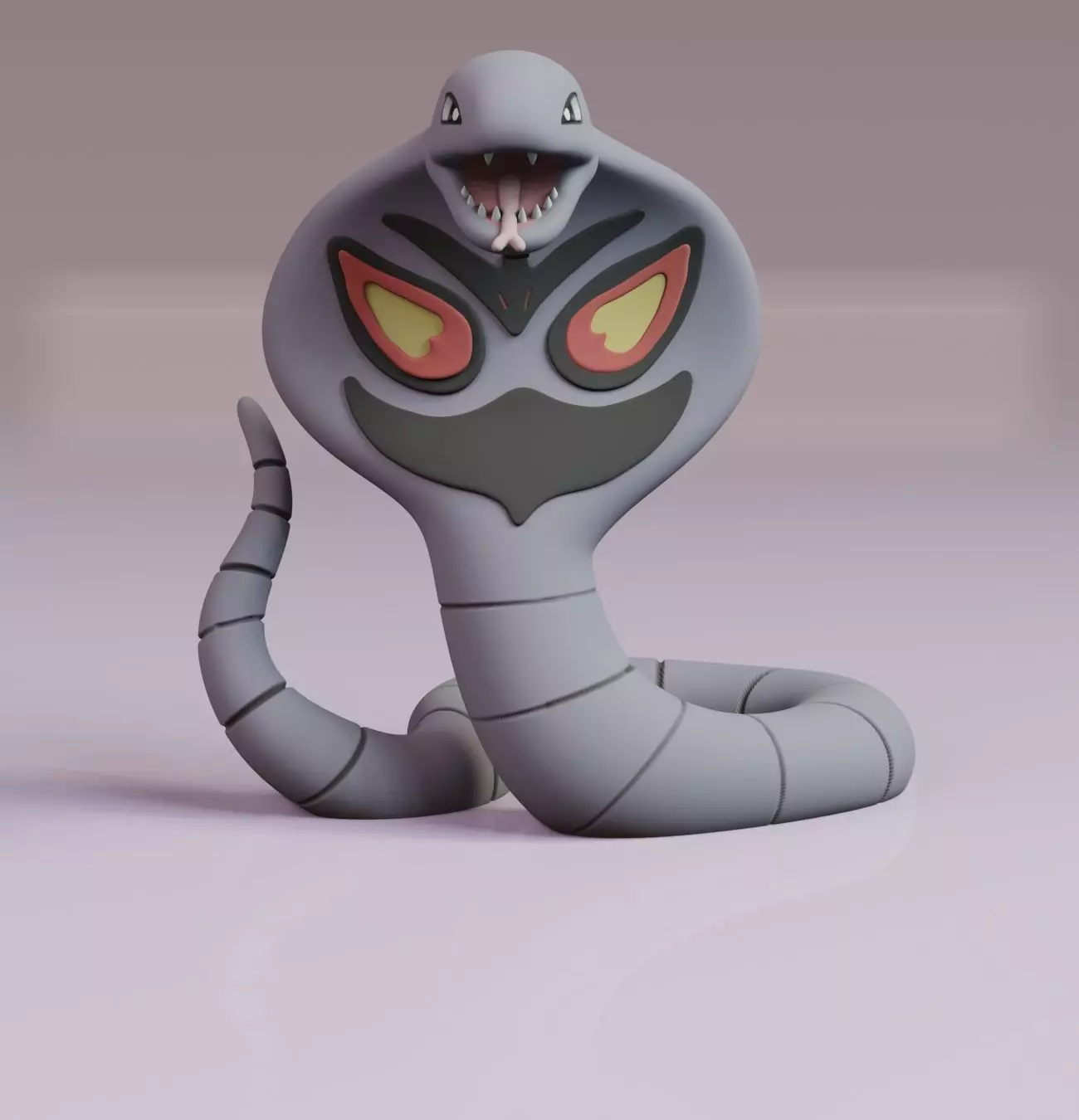 Arbok Pokemon Fanart 3D print model