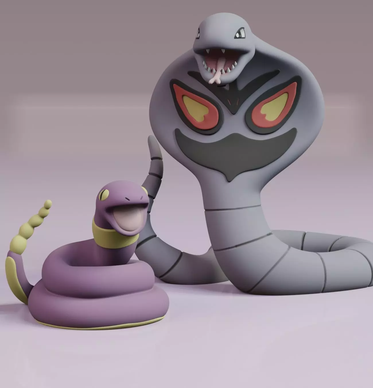 Ekans Arbok Pokemon Fanart 3D print model_0