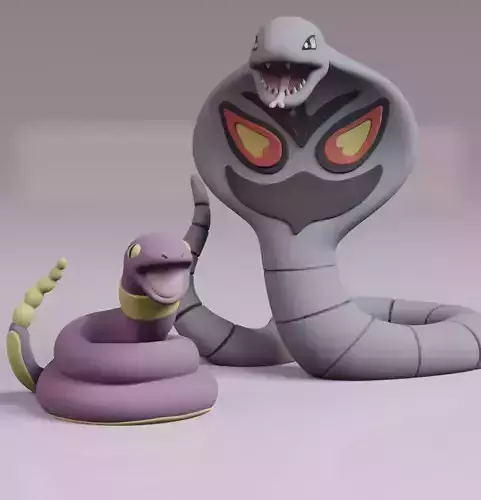 Ekans Arbok Pokemon Fanart  3D print model