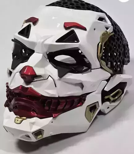 Modern Joker Mask  Mascara moderna do coringa  3D print model