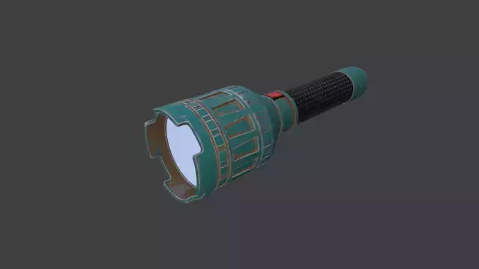 Hand Light Low Poly Game Model  PBR Textured Low-poly 3D model